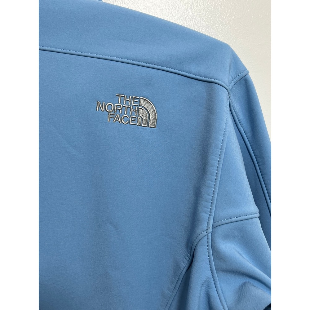 The North Face Womens Apex Bionic Softshell Jacket Light Blue Full Zip Large - Picture 7 of 11